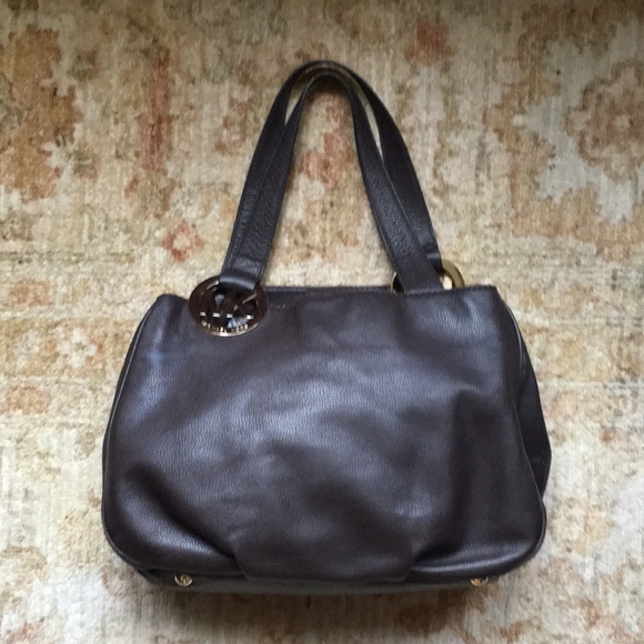 Michael Kors Handbags - Michael Kors brown leather shoulder hobo bag
